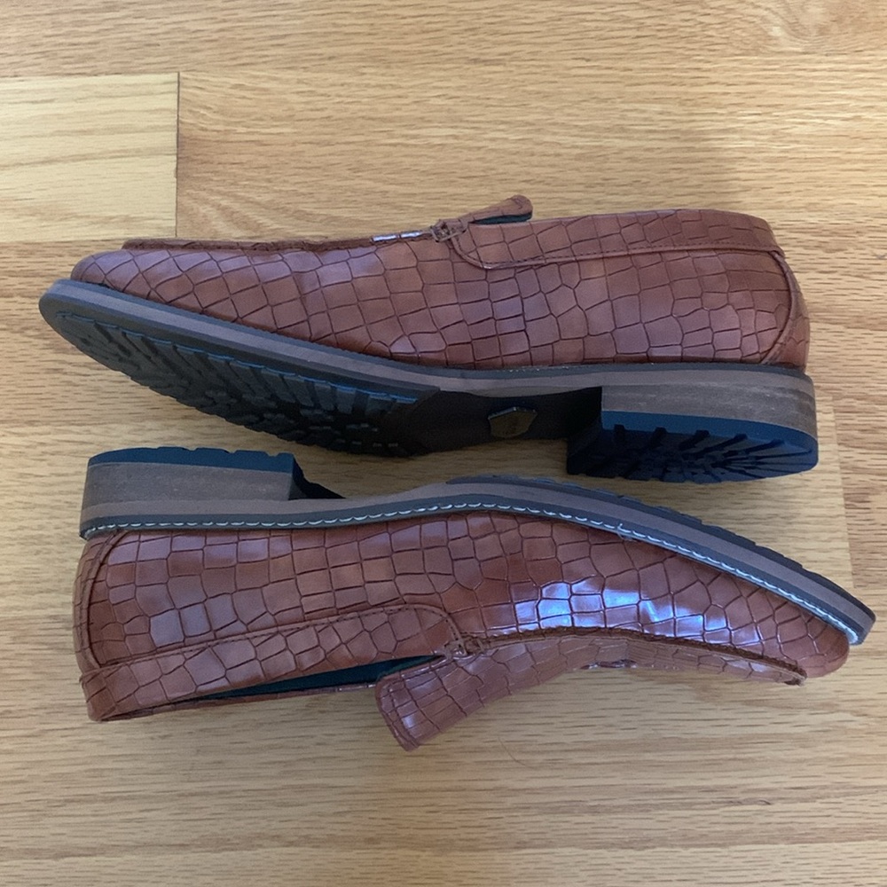 Todd Welsh size 9M Reggie Cognac Brown loafers - Picture 5 of 11